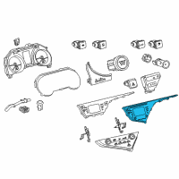 OEM 2018 Toyota Camry Dash Control Unit Diagram - 86140-33390