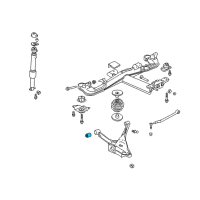 OEM Oldsmobile Bushing, Rear Suspension Control Arm Diagram - 25557622