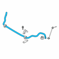 OEM 2021 BMW X5 Stabilizer, Front Diagram - 31-30-6-870-666