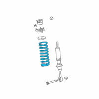 OEM 2010 Lexus LX570 Spring, Coil, Front Diagram - 48131-60D91