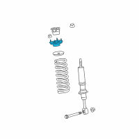 OEM 2015 Lexus LX570 Front Suspension Support Sub-Assembly Diagram - 48609-60080