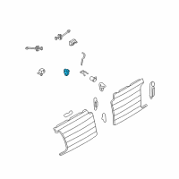 OEM Lincoln Blackwood Trunk Lid Latch Diagram - YC3Z7843170