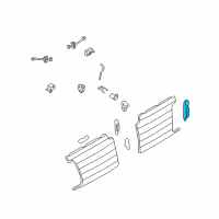 OEM Lincoln Blackwood Hinge Diagram - 2C6Z-8426800-AA