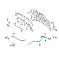 OEM 2019 Ford Police Responder Hybrid Release Cable Diagram - DS7Z-16916-G