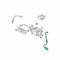 OEM Lexus IS350 Sensor, Oxygen Diagram - 89465-53230