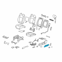 OEM Saturn Plate Diagram - 25942534