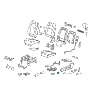 OEM Buick Enclave Lumbar Switch Diagram - 22891900