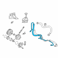 OEM 2002 Toyota Celica Pressure Hose Diagram - 44410-2B310