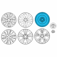 OEM 2021 Lexus RX350 Wheel, Disc Diagram - 42611-0T031