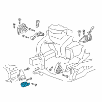 OEM Cadillac XT5 Rear Mount Diagram - 84699435