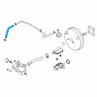 OEM Chevrolet City Express Vacuum Hose Diagram - 19316634