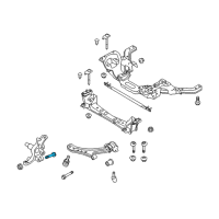 OEM 2014 Ford Mustang Lower Control Arm Mount Bolt Diagram - -W711123-S439