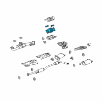 OEM 2009 Honda Accord Converter Diagram - 18160-R71-A00