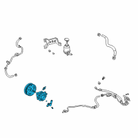 OEM 2004 Toyota Highlander Power Steering Pump Diagram - 44310-48050