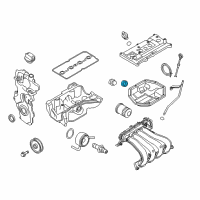 OEM Chevrolet Drain Plug Washer Diagram - 19317803