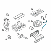 OEM Chevrolet Guide Tube Diagram - 19316046