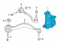 OEM 2022 BMW 430i xDrive PIVOT BEARING, CAMBER CORREC Diagram - 31-21-6-877-147