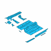 OEM Kia K900 Panel Assembly-Floor, Ctr Diagram - 65100J6010