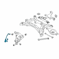 OEM 2012 Infiniti EX35 Sensor Assy-Height, Rear Diagram - 53820-1BA0B