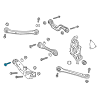 OEM Buick Lower Control Arm Rear Bolt Diagram - 11602809