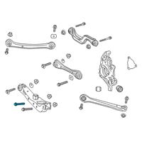 OEM 2016 Buick Envision Side Brace Bolt Diagram - 11610911