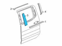 OEM GMC Sierra 2500 HD Applique Diagram - 84987911