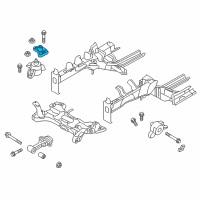 OEM 2018 Kia Forte Bracket-Support Engine Mounting Diagram - 218253X100