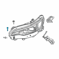 OEM Chrysler Voyager Screw-Tapping HEXAGON Head Diagram - 6510419AA