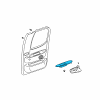 OEM 2003 Toyota Tundra Armrest Diagram - 74260-0C010-B1