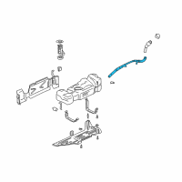 OEM Oldsmobile Pipe Asm-Fuel Tank Filler Extension Diagram - 15131045