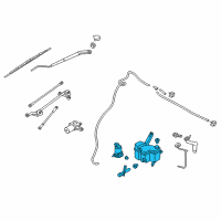 OEM 2015 Nissan NV200 Tank Assy-Windshield Washer Diagram - 28910-EM51A