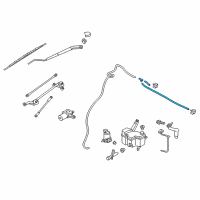 OEM 2015 Nissan NV200 Tube Assy-Windshield Washer Diagram - 28935-3LM1A