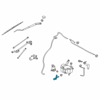 OEM 2018 Nissan NV200 Sensor Assembly - Washer Tank Diagram - 28911-ZX00A