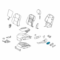 OEM 2013 Lexus GS450h Switch Assy, Power Seat Diagram - 84920-30340