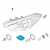 OEM Kia Ecu Assembly-Afls Diagram - 92170B0000