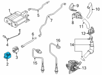 OEM Hyundai Sensor Assembly Diagram - 31480-E6800