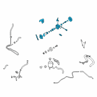 OEM 2004 Nissan Altima Pump Assy-Power Steering Diagram - 49110-6Z700