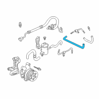 OEM 2000 Honda Civic Hose, Power Steering Joint Return Diagram - 53739-S04-950