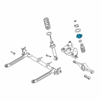 OEM 2003 Nissan Maxima Strut Mounting Insulator Assembly Diagram - 55320-2Y00A