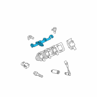 OEM 2001 Chevrolet Corvette Cable Set Diagram - 12582190