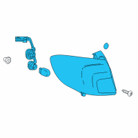 OEM 2016 Buick Envision Tail Lamp Assembly Diagram - 84246416