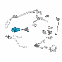 OEM 2017 Honda CR-V Canister Assembly Diagram - 17300-TLA-A02