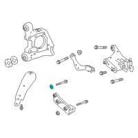 OEM 2016 Nissan Maxima Plate Location Rear Spring Diagram - 55227-3TA0A