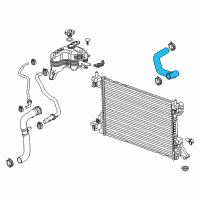 OEM 2013 Chevrolet Volt Upper Hose Diagram - 20896087