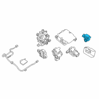 OEM Infiniti QX60 Sensor-Air Bag Front Center Diagram - 98581-3JA8A