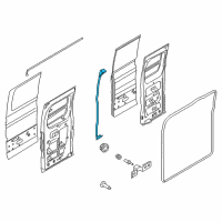 OEM 2020 Ford Transit-350 HD Door Weatherstrip Diagram - EK4Z-1525325-H