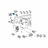 OEM Lexus RX330 Relay Assy, Windshield Wiper Diagram - 85940-48010