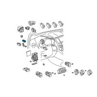 OEM 2006 Lexus RX330 Block Sub-Assy, Relay Diagram - 82602-48040