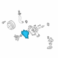 OEM 1994 Dodge Ram 3500 Gasket-Water Pump Diagram - 4483757AB