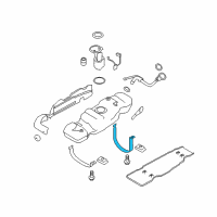 OEM Ford F-150 Support Strap Diagram - 9L3Z-9054-D